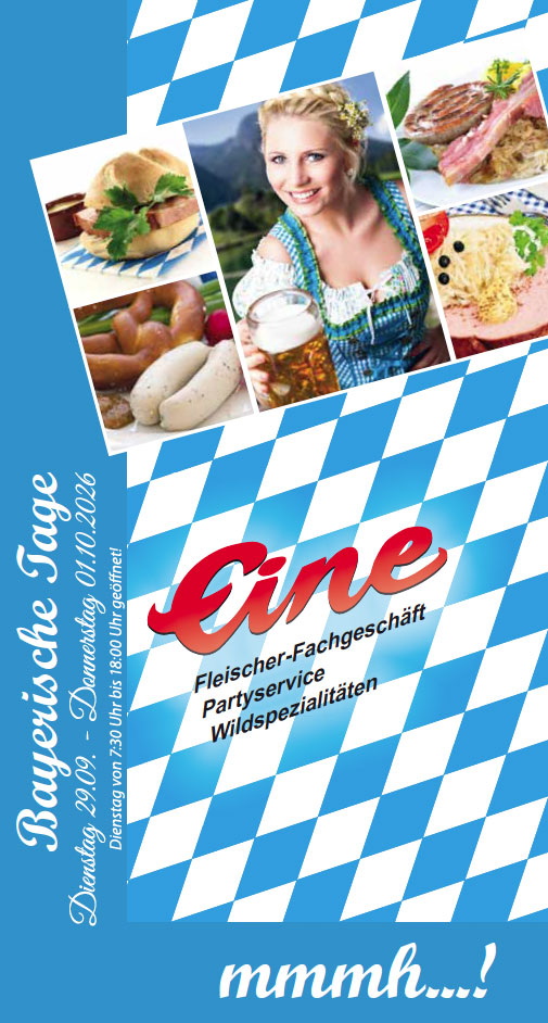 Unser Flyer für unsere Bayerischen Tage 2024